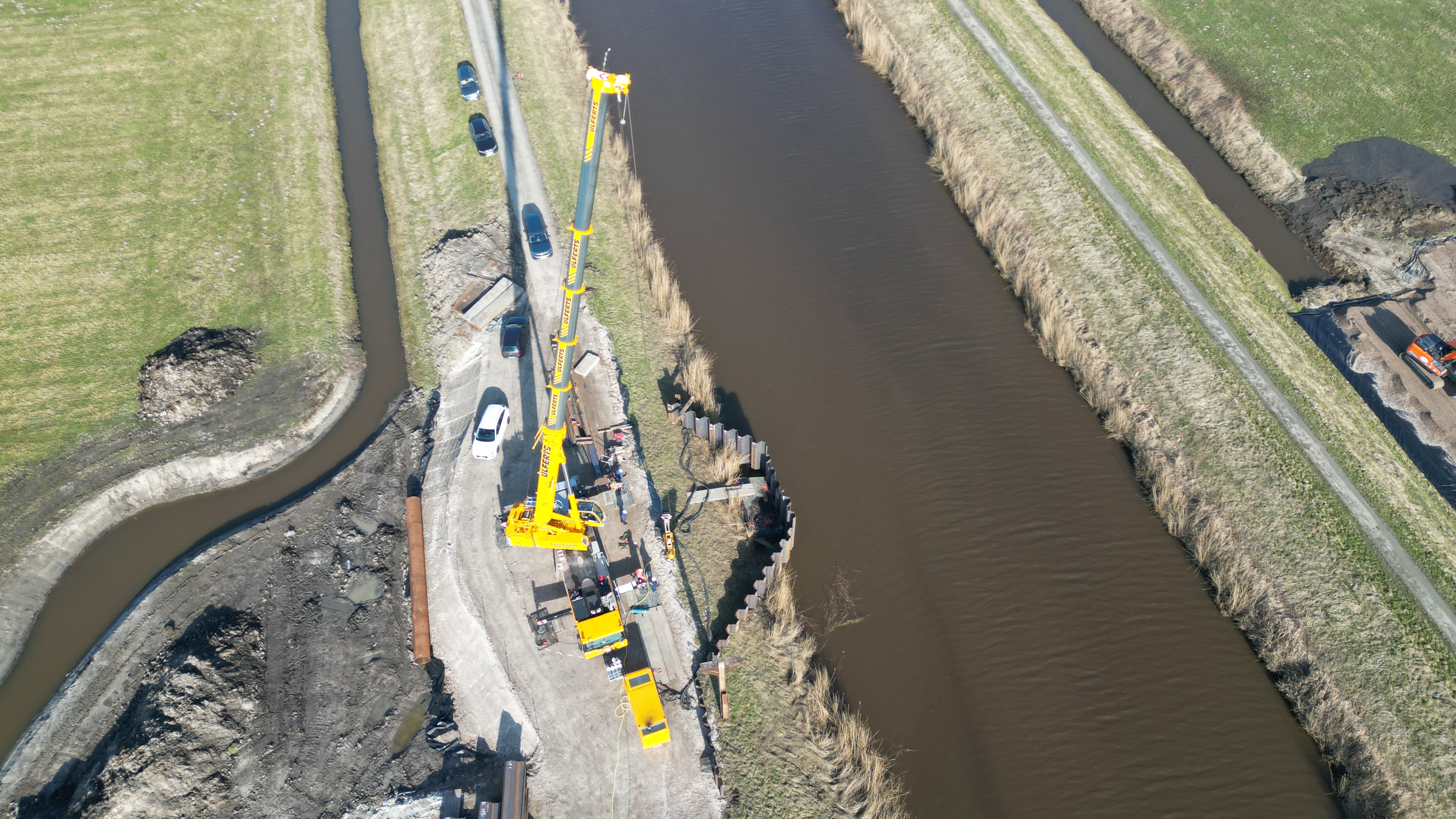 Baustelle im Benser Tief schreitet voran